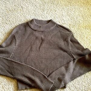 Garage Brown Fall Sweater